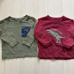 petit main 長袖Tシャツ 2枚セット サイズ80