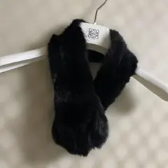 ミンクブラックファーマフラー