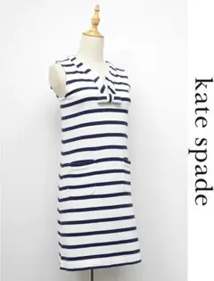 B491/Kate spade NEWYORK ノースリーブワンピース ボーダーのサムネイル