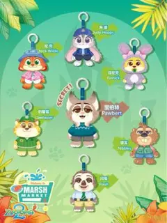 ディズニー　ズートピア2 MINISO ぬいぐるみキーホルダー クロウハウザー