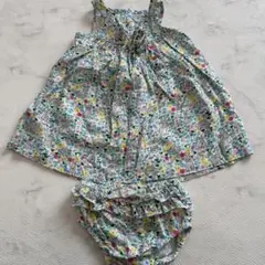 【美品】Cath Kids キャスキッズ ベビー ワンピース ブルマパンツ付のサムネイル
