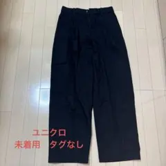 ユニクロ　EZYアンクルパンツ　ブラック　Mサイズ