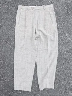 グレー スラックス ストレートレッグ