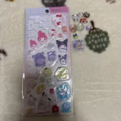 サンリオぷっくりシール ボンボンドロップシール