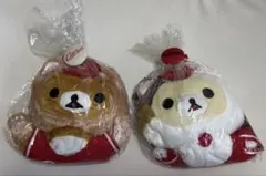 広島東洋カープCARP広島カープリラックマコリラックマハンドパペット2個セット リラックマ コリラックマ マスコット チェーン ぬいぐるみ 広島