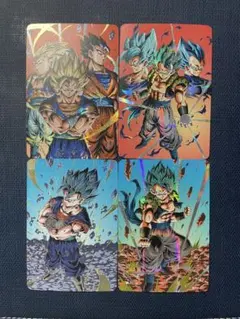 ゴジータ　ベジット　 ホロカード ドラゴンボール 4枚セット