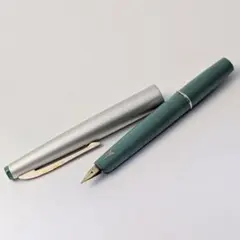 고장·부품용 PILOT ELITE 만년필 그린 펜촉 14K