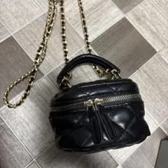 GRL グレイルブラック キルティング ショルダーバッグ