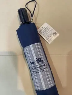 COACH 折りたたみ傘 ネイビー新品のサムネイル