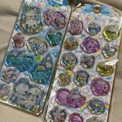 [新品]ぷくぷくあわわちゃん ウォーターインシール 2点セット