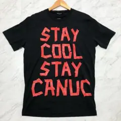 【美品】DSQUARED2 メッセージ Tシャツ 背面ロゴ ブラック 伸縮性 L