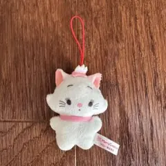 マリー ぬいぐるみマスコット 赤ストラップ付き