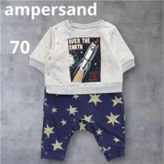 【ANPERSAND 】F.Oインターナショナル ロンパース 70㎝
