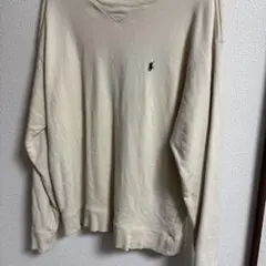 ポロ・ラルフ・ローレン トレーナー クリーム色