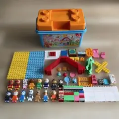 アンパンマン パン工場とすべり台のおうちブロックバケツ