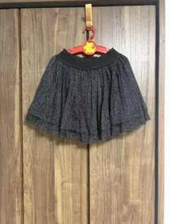 黒系フレアスカート（130cm~）