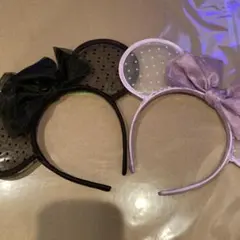 ミッキー型カチューシャ 2色セット