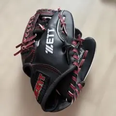 ZETT 軟式野球グローブ レッド ブラック　新品未使用 ZETT 軟式 野球 グローブ レッド ブラック子供用 - メルカリ