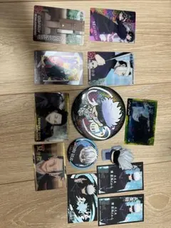 呪術廻戦 缶バッジ　カード　五条先生セット