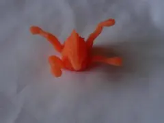 ゴジラ 怪獣 ミニフィギュア オレンジ　©１９９３　東宝　東宝映画のサムネイル