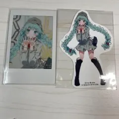プロセカ　初音ミク　ZOZOTOWN　チェキ　ステッカー