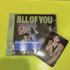 All of You ウンソク CD トレカ 通常盤