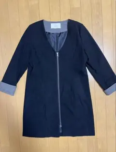 CIAOPANIC ブラック　スエード風 チェスターコート