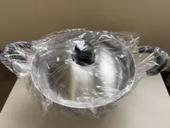 【新品】 ステンレス両手鍋 蓋付き22cmのサムネイル