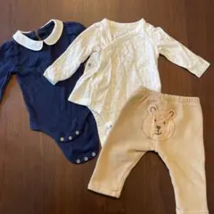 baby GAP ロンパース くま 3-6ヶ月 3枚セット