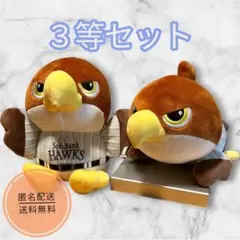 福岡ソフトバンクホークス 鷹ぬいぐるみ 2体セット 鷹祭サマーブースト