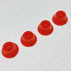 ＳＧエレキギター用ノブ シルクハットノブ プラスチック 4個セット