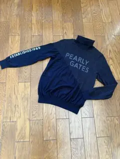 高級！PEARLY GATES タートルネック ニット ゴルフウェア サイズ5