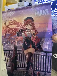 韓国限定 勝利の女神NIKKE ソウル エリア防衛戦 タペストリー ラピ