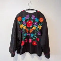 ROSE BUD フラワー刺繍ジャケットのサムネイル