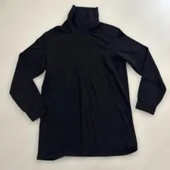 【ユニクロ】極暖 ヒートテック コットン タートルネック ブラック　L