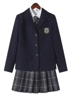 【美品】卒業式　入学式　発表会　女の子　スーツ 5点セット　黒　160cm