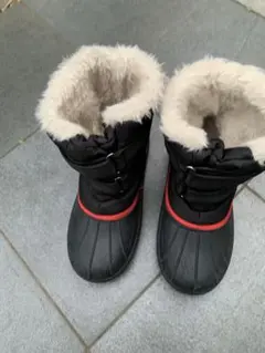 スノーブーツ　2１センチ　ボア　スパイク付き