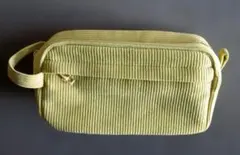 未使用コーデュロイポーチ