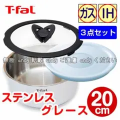 ★新品★ティファール ソースパン 20cm ステンレス グレースのセット