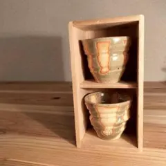 河井久　湯呑み　ペア　木箱入り　新品未使用品 河井久 湯呑み ペア 木箱入り 新品未使用品 - メルカリ