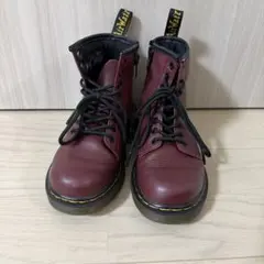 Dr. Martens キッズ ブーツ バーガンディ サイドジップ　18cmのサムネイル