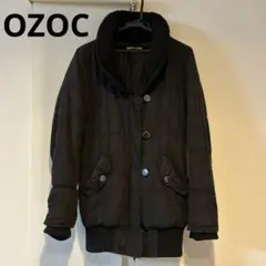 OZOC オゾック ダウンコート ダウンジャケット ブラック ボア 38