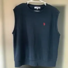 U.S. POLO ASSN. ベスト 紺 Mサイズ ノースリーブ