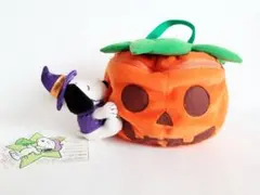 USJ　ハロウィンカボチャ　スヌーピー　小物入れ