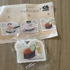 mofusand×くら寿司アクリルステッカー　③ いくら　新品未開封品