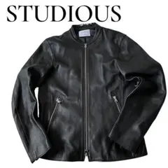 STUDIOUS レザージャケット　ブラック Recommended RIDERS JACKET｜ STUDIOUS ONLINE公式通販サイト