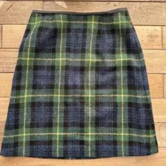 即日発送　ツイードタータンチェックスカート