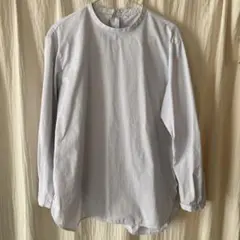 美品★無印良品　ストライププルオーバーブラウス