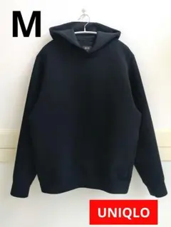 【美品】M　ユニクロ　ウルトラストレッチドライスウェットプルパーカ　男女兼用