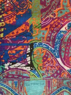 エトロ ETRO ペイズリー柄スカーフ 大判　160x63